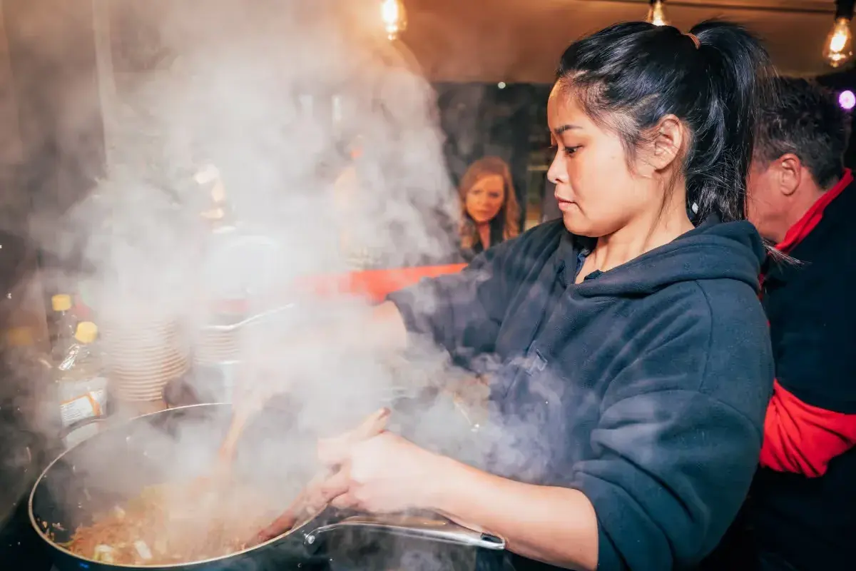 Koken in de wok