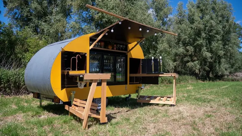Bar de Karre, tapwagen uit Antwerpen, te huur via Feestkarhuren.nl