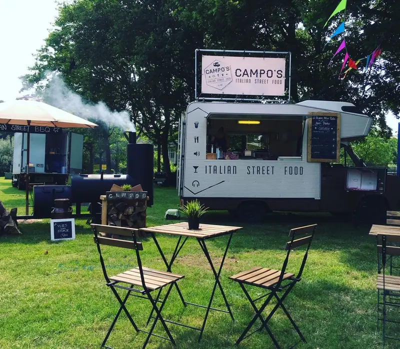 Campo's Italian BBQ, BBQ-foodtruck uit Limburg (NL), te huur via Feestkarhuren.nl