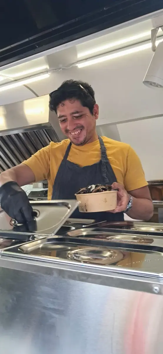 De chef aan de grill