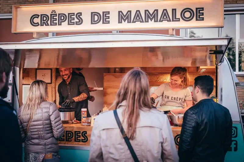 Crêpes de Mamaloe, foodtruck voor zoete lekkernijen uit Antwerpen, te huur via Feestkarhuren.nl