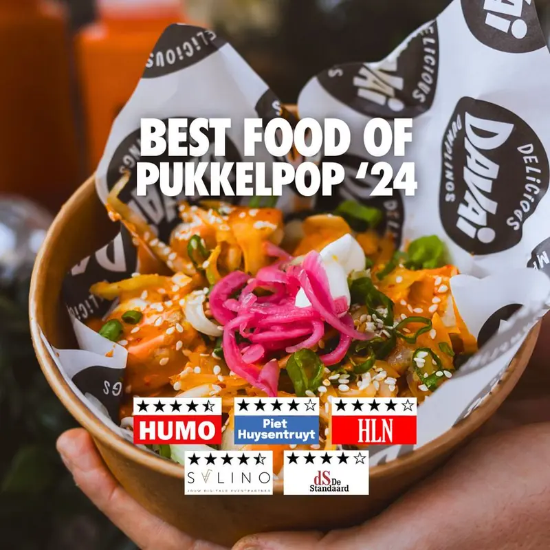 Davai Dumplings, vegan foodtruck, te huur via Feestkarhuren.nl