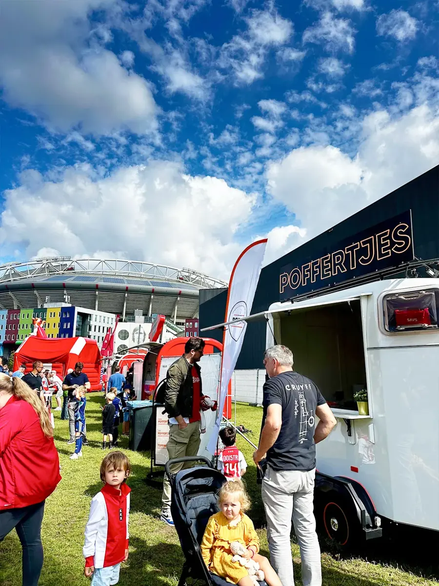 De truck op een evenement
