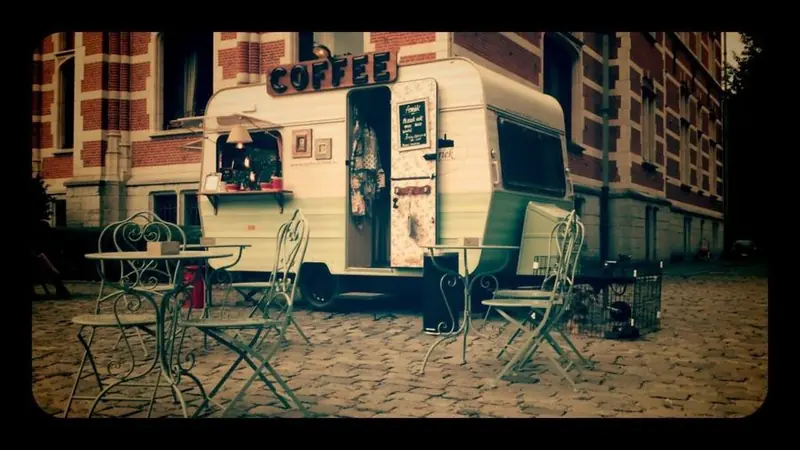 Fabriek 1900, koffiebar op wielen uit Antwerpen, te huur via Feestkarhuren.nl