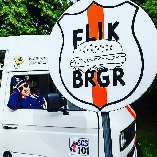 Flikburger, burgertruck, te huur via Feestkarhuren.nl