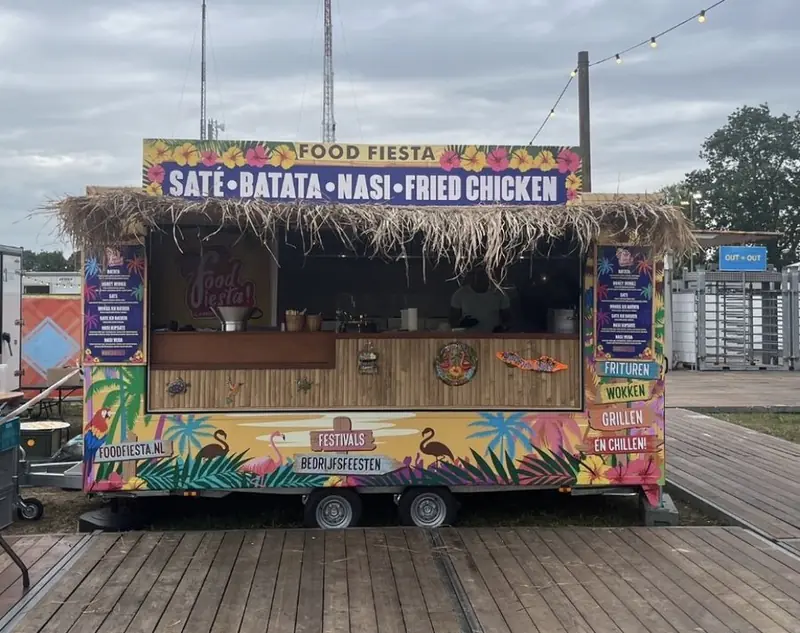 Food Fiesta, streetfoodtruck uit Noord-Holland, te huur via Feestkarhuren.nl