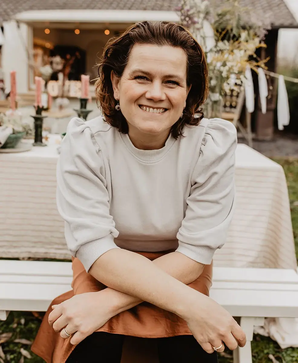 Saskia van Genieten op Wielen