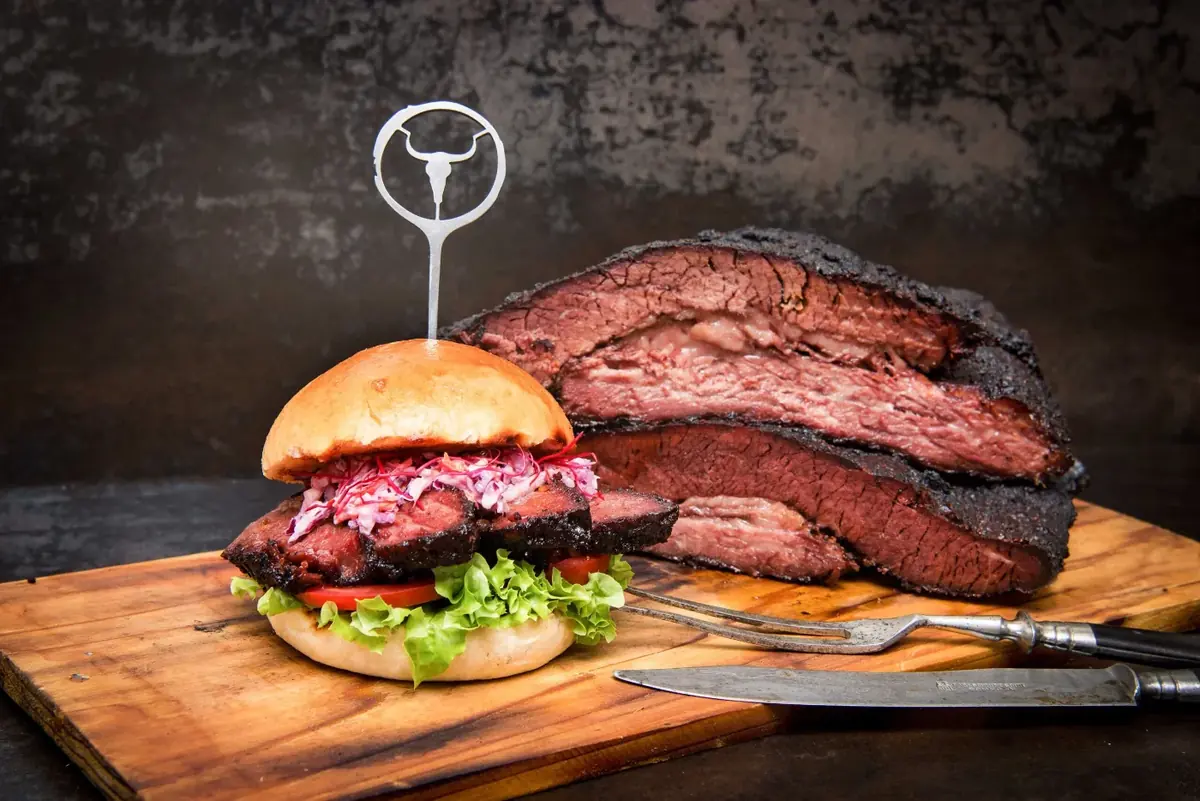 Brisket burger van Grill'nSmoke