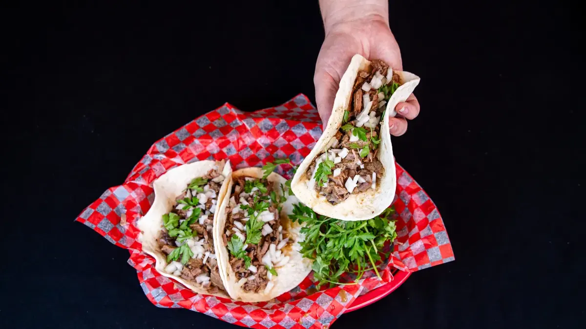 Brisket taco