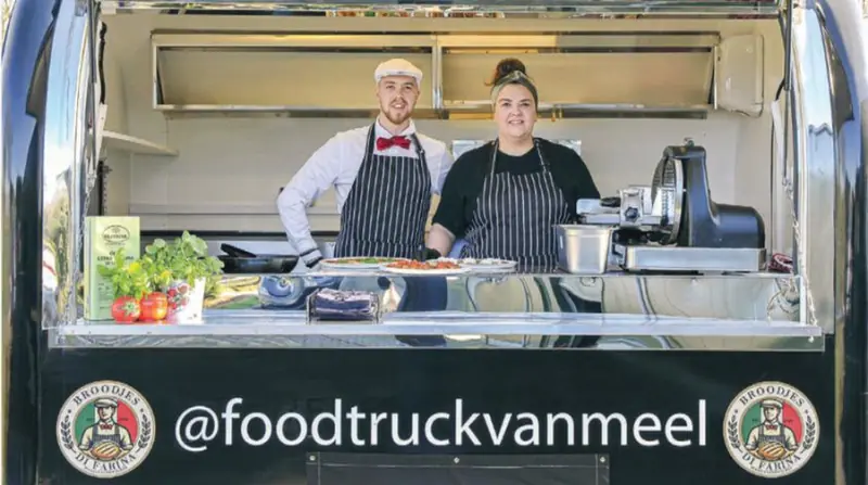 Italiaanse Foodtruck Van Meel, foodtruck voor comfort food uit Noord-Brabant, te huur via Feestkarhuren.nl