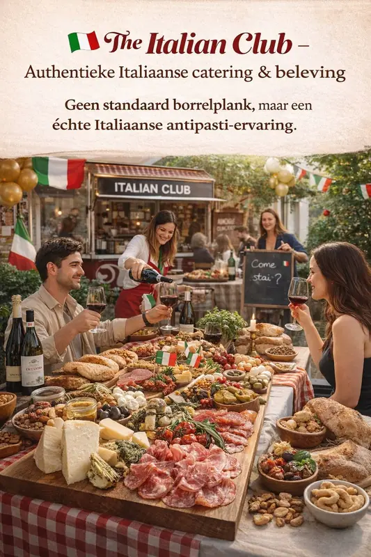 Italianclubfood, streetfoodtruck uit Noord-Brabant, te huur via Feestkarhuren.nl