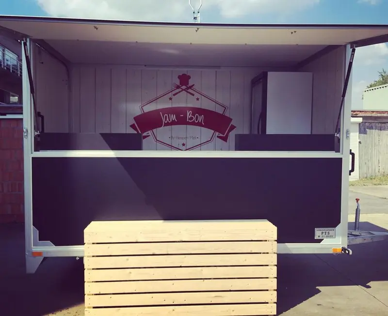 Jam-bon, foodtruck voor fingerfood uit Antwerpen, te huur via Feestkarhuren.nl