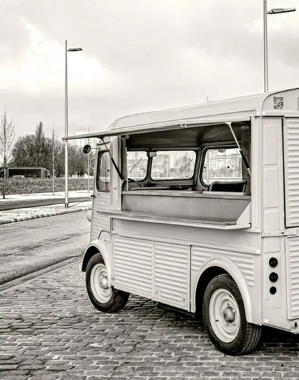 Kamiel.mobi elektrische Citroën HY foodtruck, mobiele cocktailbar, te huur via Feestkarhuren.nl