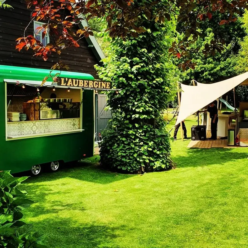 L'Aubergine, vegetarische foodtruck uit Noord-Holland, te huur via Feestkarhuren.nl