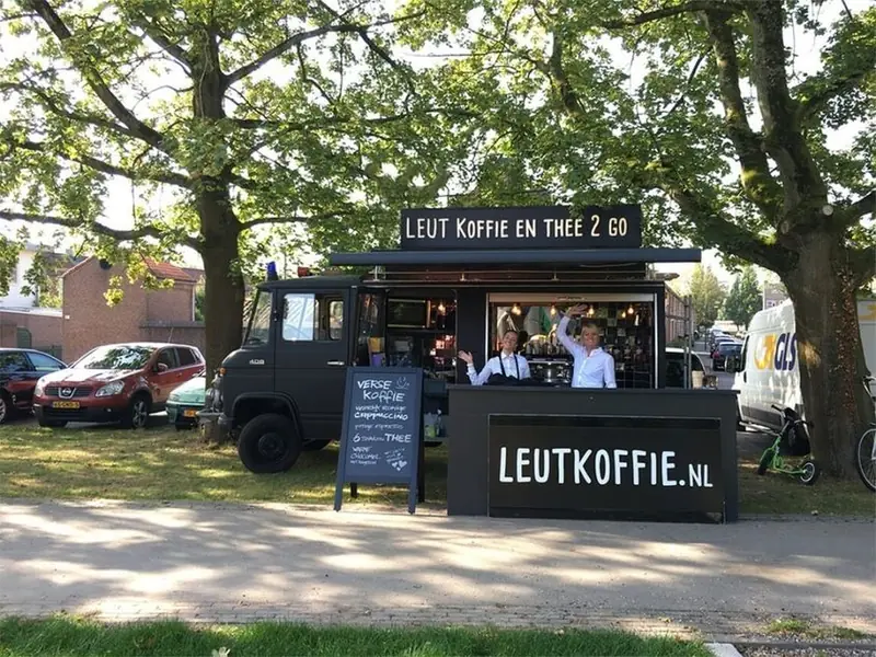 LEUT - Koffie en Thee, koffiebar op wielen uit Utrecht, te huur via Feestkarhuren.nl
