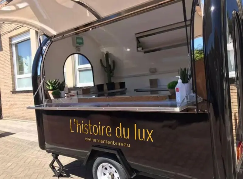 L'histoire du lux, pastafoodtruck uit Antwerpen, te huur via Feestkarhuren.nl
