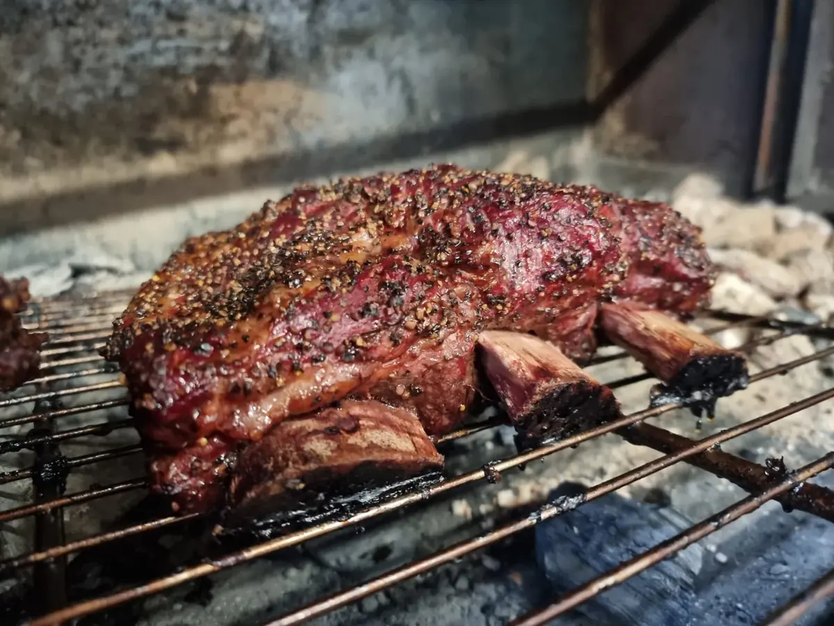 Beef ribs op de grill