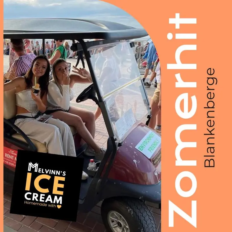 Melvinn's Ice Cream Bike, ijsfoodtruck uit Oost-Vlaanderen, te huur via Feestkarhuren.nl