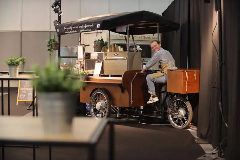Mr. Croque monsieur catering & foodtruck, foodbike, te huur via Feestkarhuren.nl