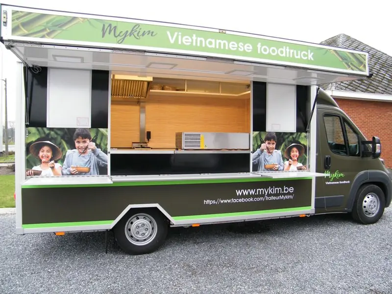 Mykim Vietnamese Food(truck), vegetarische foodtruck uit Limburg (NL), te huur via Feestkarhuren.nl