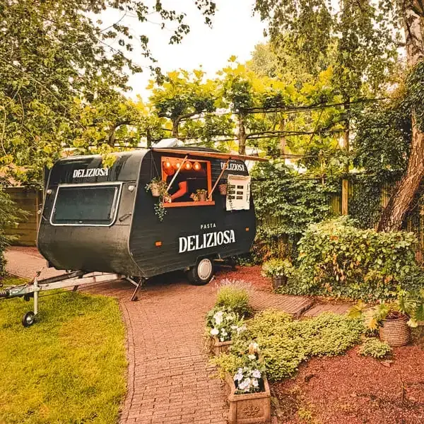 De truck op een feest