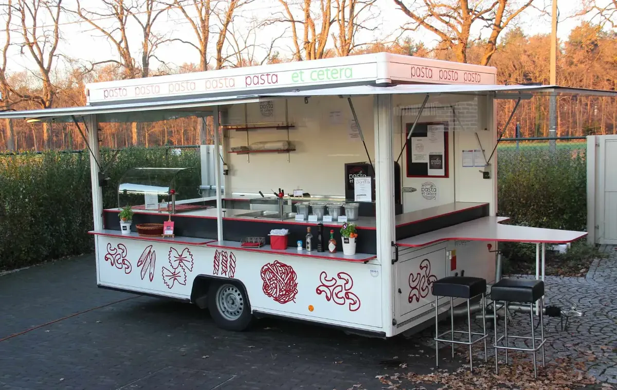 De foodtruck van Pasta Et Cetera, te huur via Feestkarhuren.nl