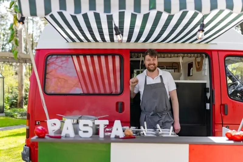 Pasta foodtruck, pastafoodtruck uit Overijssel, te huur via Feestkarhuren.nl