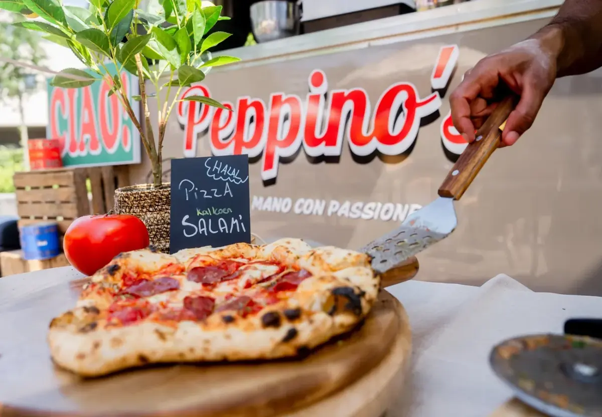 Een pizza van Peppino’s