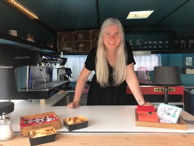 Petit Mieloe, koffiebar op wielen uit Antwerpen, te huur via Feestkarhuren.nl
