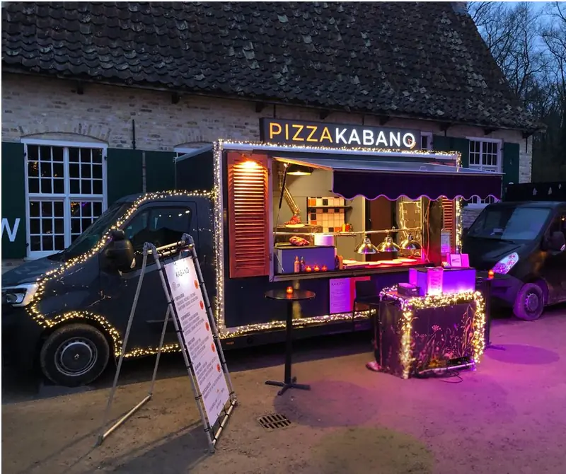 Pizza Kabano, pizzatruck uit Limburg (NL), te huur via Feestkarhuren.nl