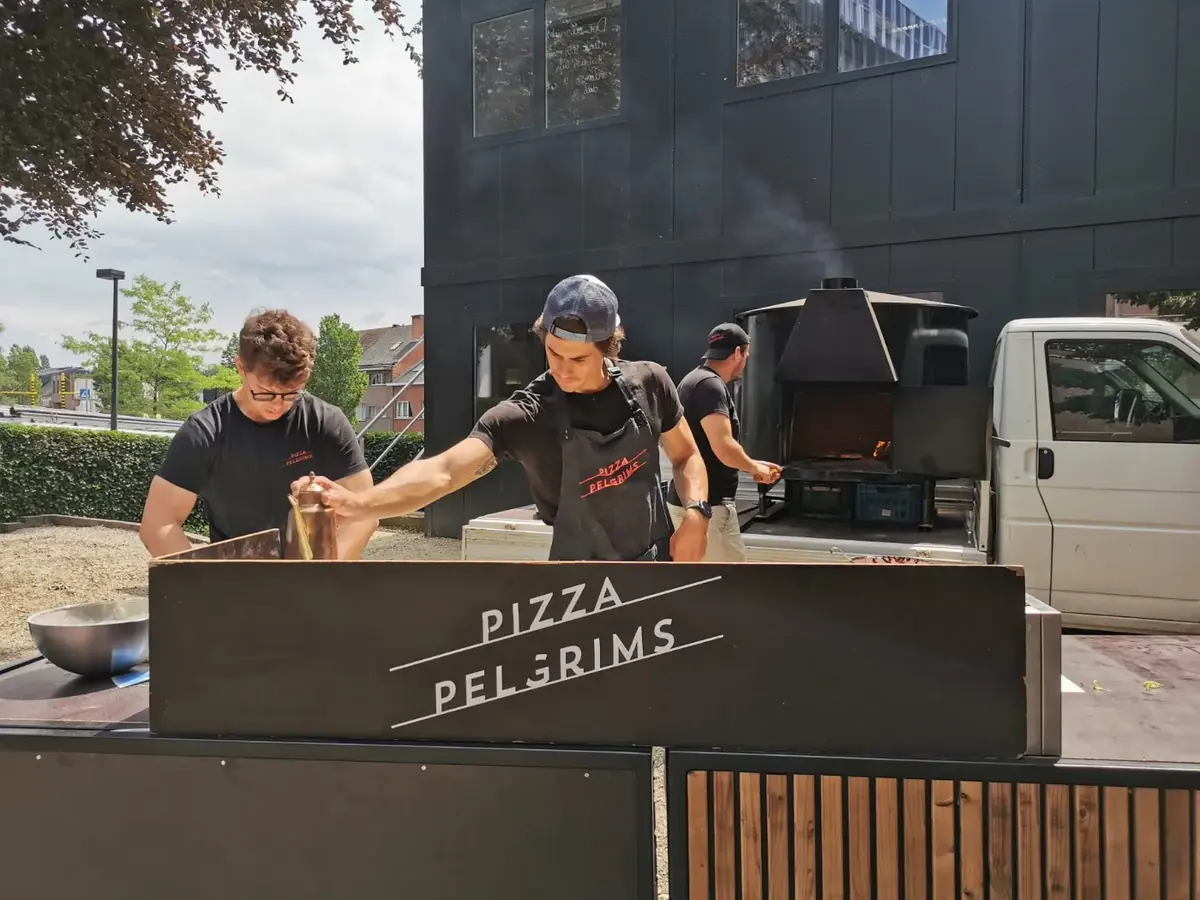 Pizzaioli aan de foodtruck