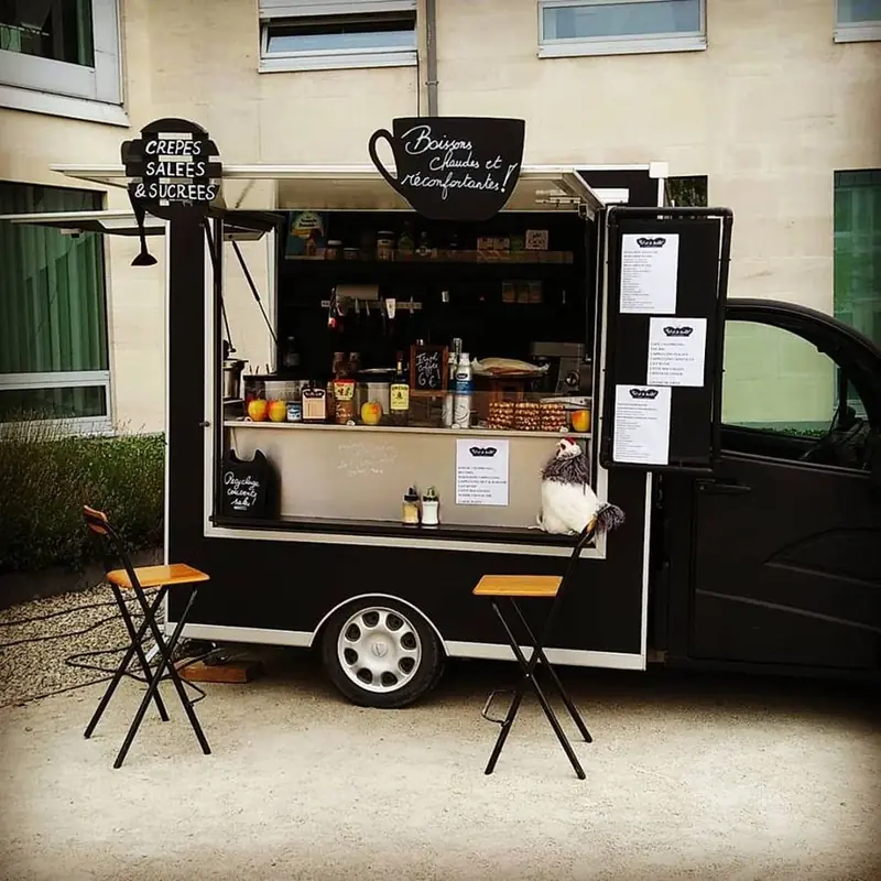 Privé de dessert, koffiebar op wielen, te huur via Feestkarhuren.nl