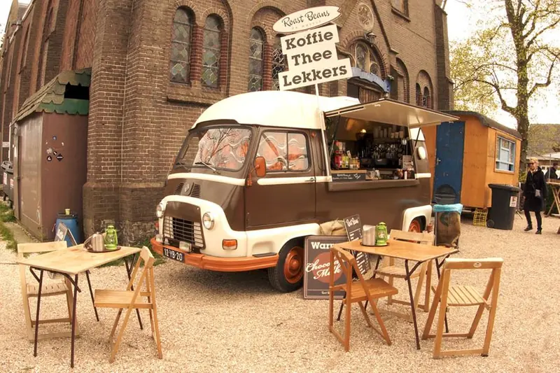 Roast Beans, koffiebar op wielen uit Noord-Holland, te huur via Feestkarhuren.nl