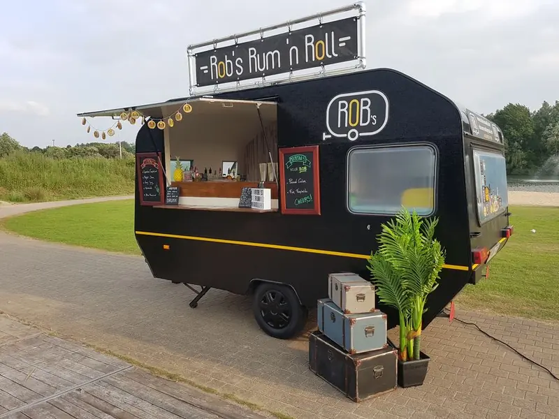 Rob's Rum 'n Roll, mobiele cocktailbar uit Antwerpen, te huur via Feestkarhuren.nl