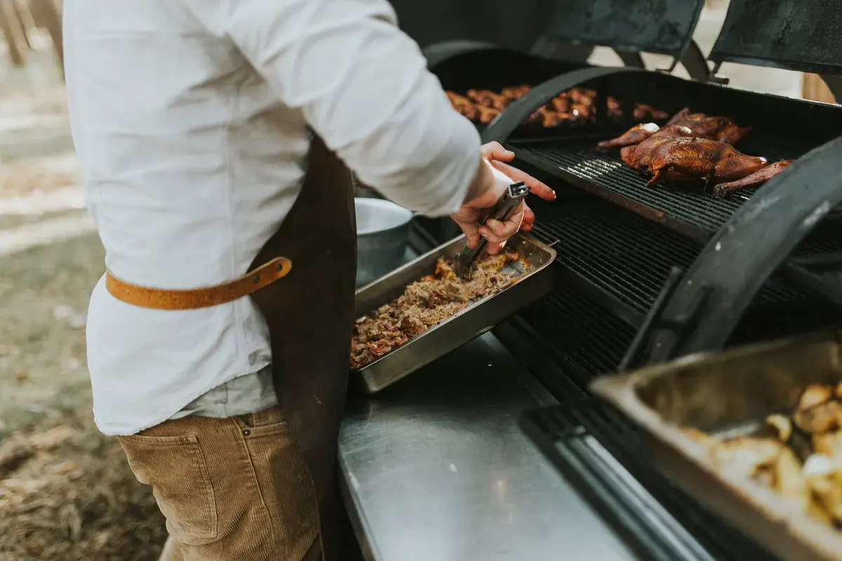 Vlees op de grill bij Rook en Vee