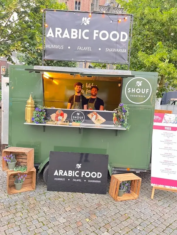 Shouf, streetfoodtruck uit Noord-Brabant, te huur via Feestkarhuren.nl