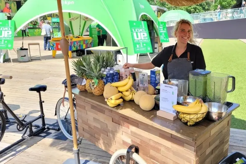 Smoothies&Zo, smoothiebar op wielen uit Zuid-Holland, te huur via Feestkarhuren.nl