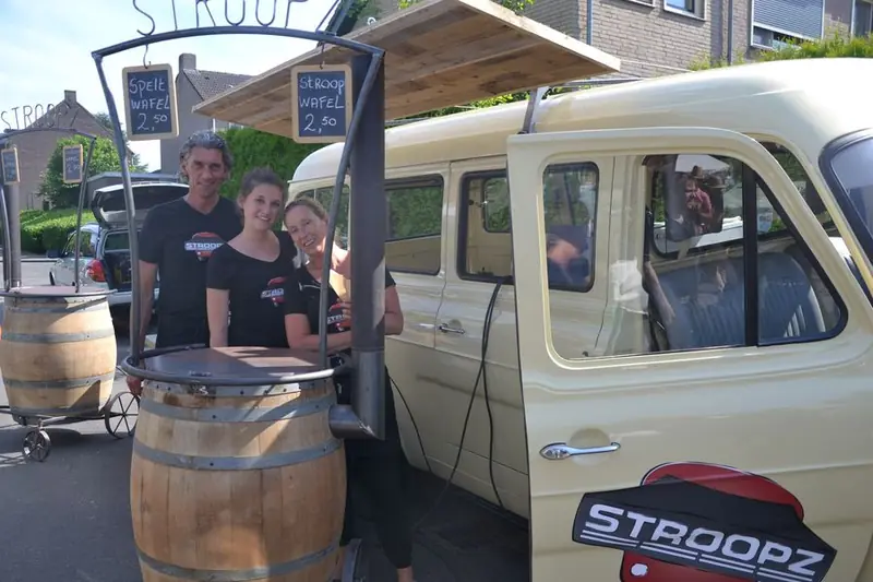 Stroopz, ijsfoodtruck uit Noord-Holland, te huur via Feestkarhuren.nl