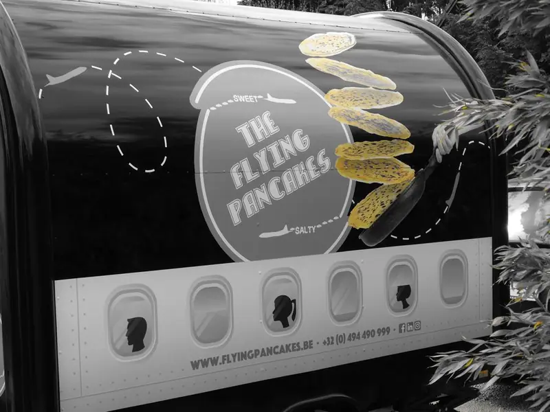 The Flying Pancakes, foodtruck voor desserten uit Zeeland, te huur via Feestkarhuren.nl