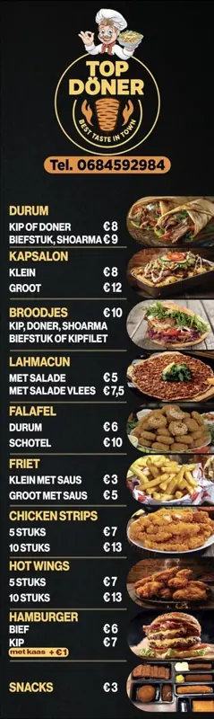 Topdoner, halal foodtruck uit Noord-Brabant, te huur via Feestkarhuren.nl