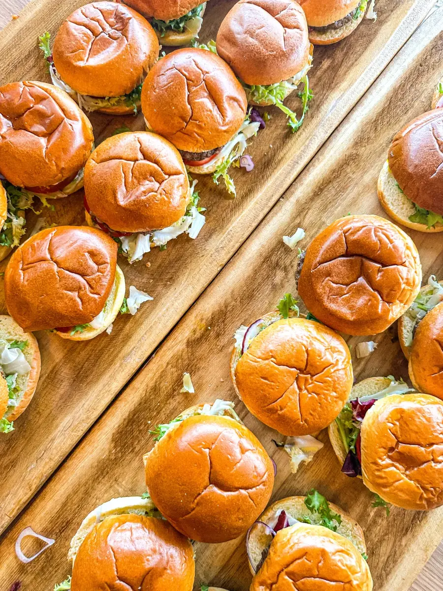 Hamburgers van Twins