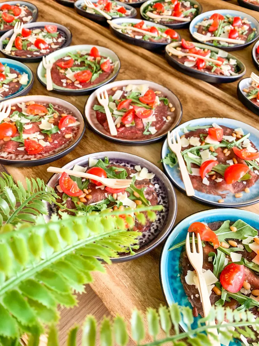 Gerechtjes voor een walking dinner