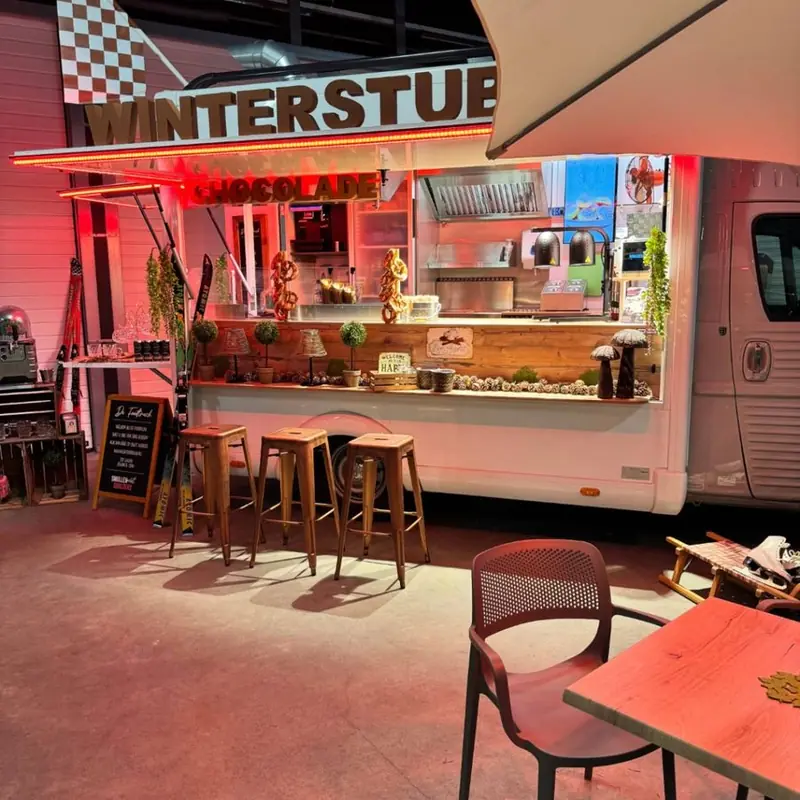 Winter Stube” De Koek & Zopie Foodtruck Uit Nederland, streetfoodtruck uit Zuid-Holland, te huur via Feestkarhuren.nl